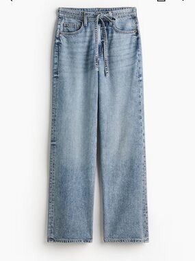 H&M Feather Soft wide leg jeans size 0